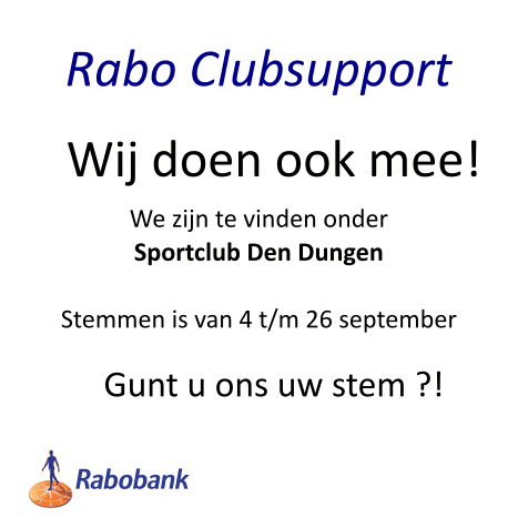 Rabo Clubsupport; heb jij al gestemd?